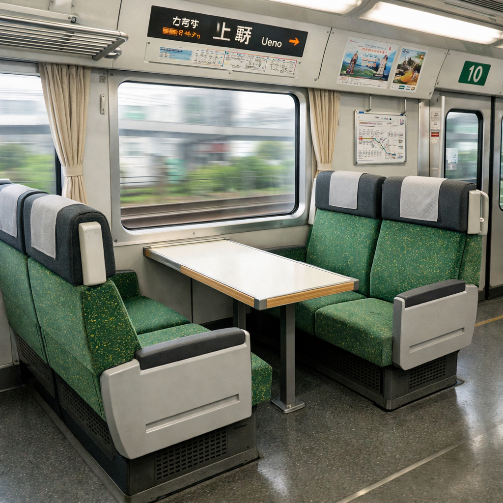 JR東風ボックスシート素材