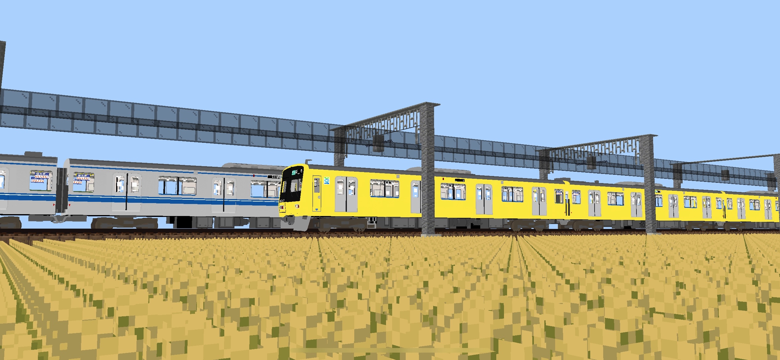 西武鉄道6157編成(黄色塗装)