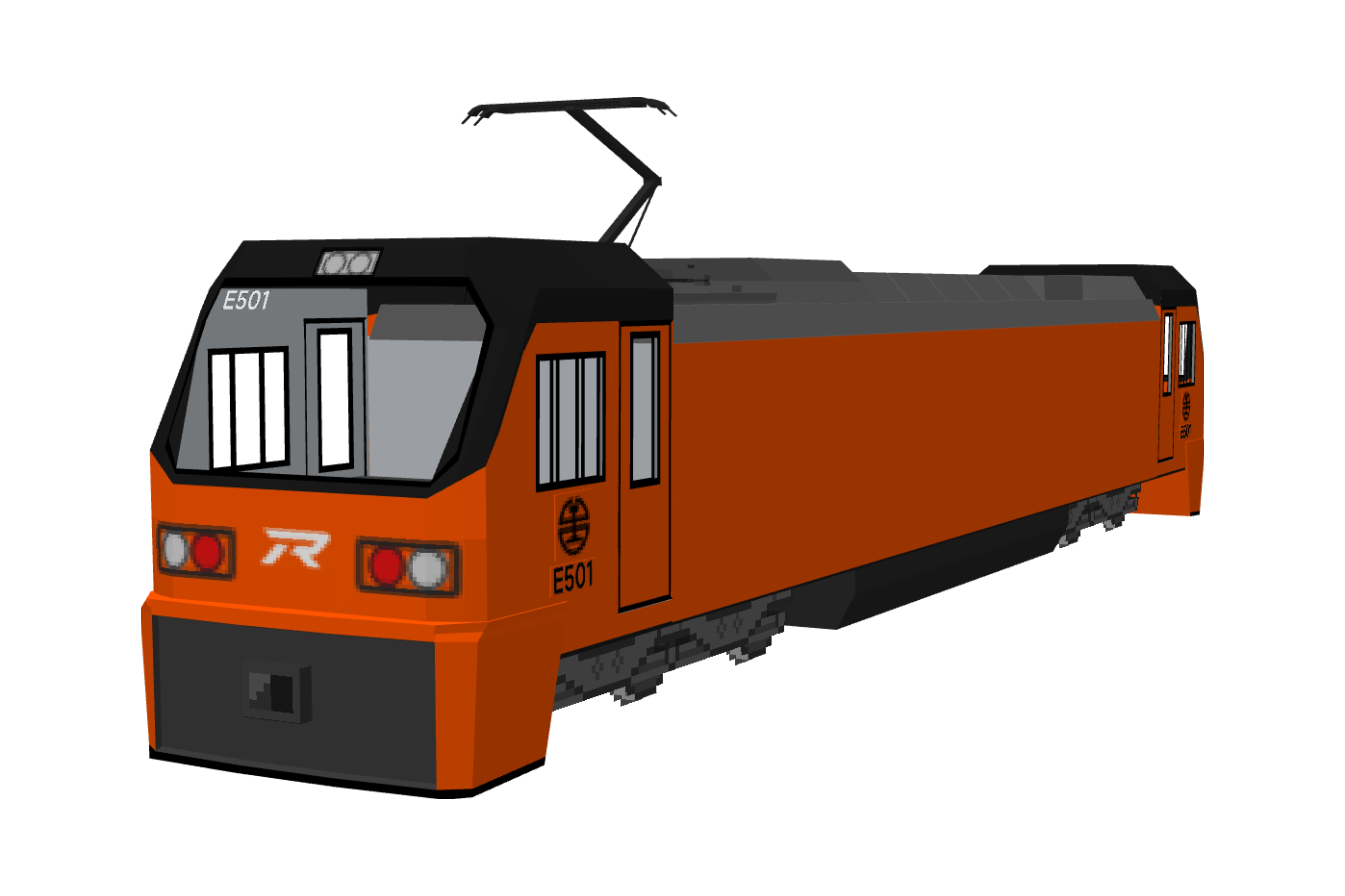 MTC 台湾鉄路 東芝製 E500 形 電気機関車 配布